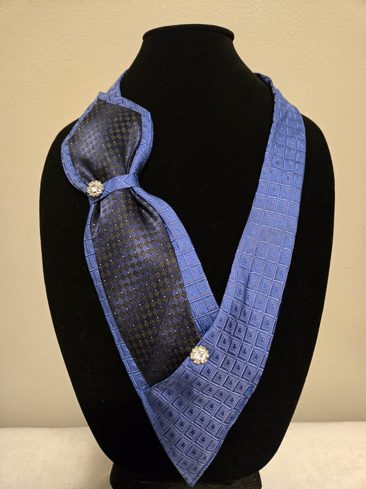 Black and Blue Criss Cross | Mama's Ties