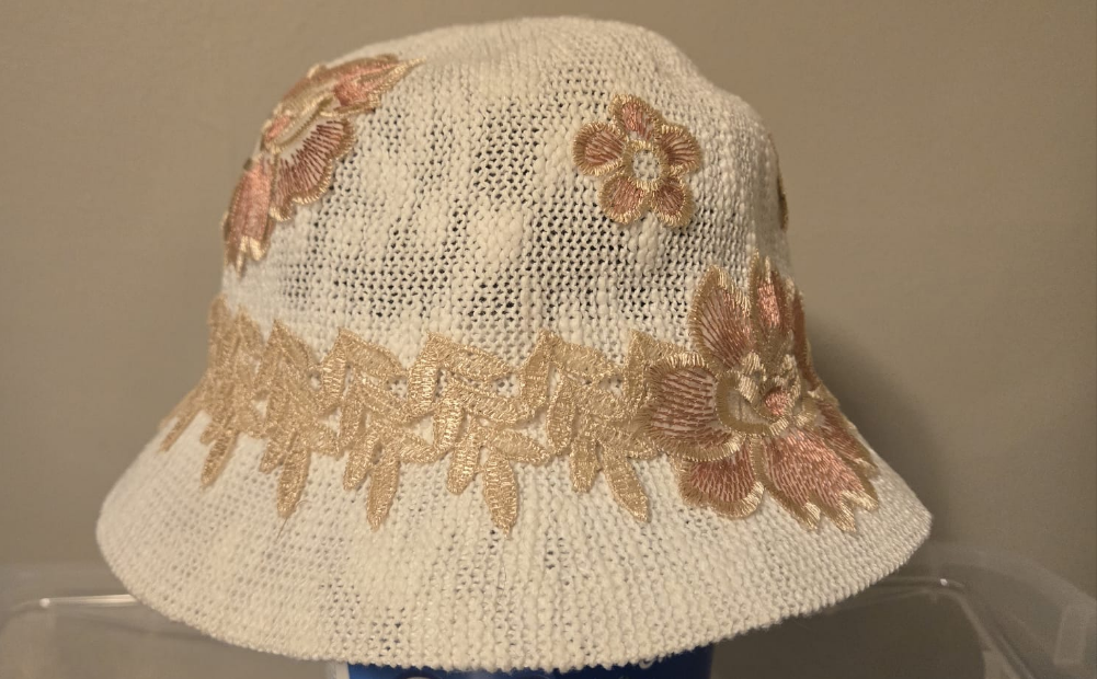 Floral Lacy Hat | Mama's Ties