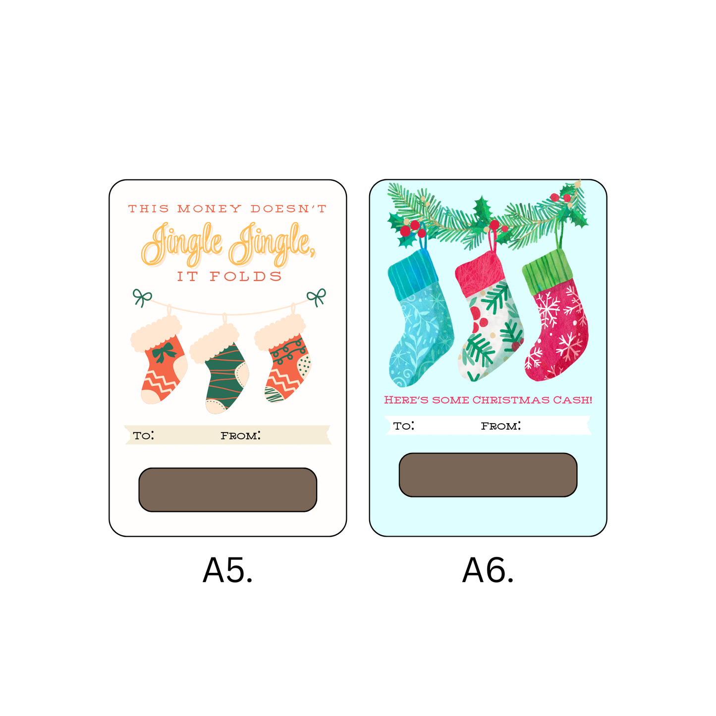 Christmas Money Holders