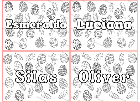 Custom Name Coloring Page
