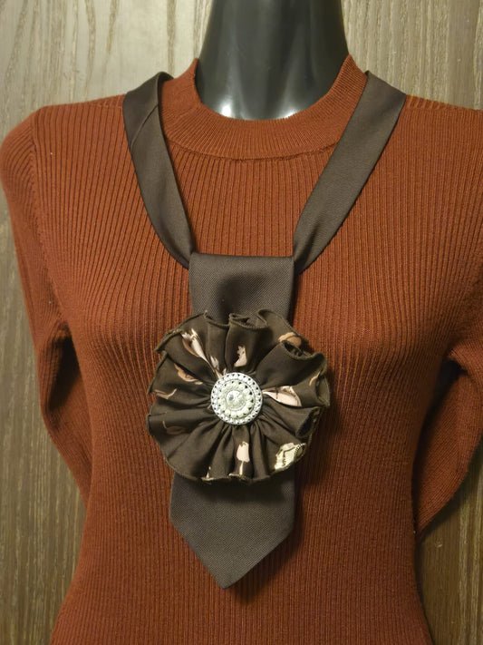 Neutral Flower | Mama's Ties