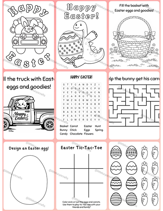 Easter Activity Single Sheets