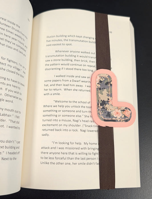 Initial Bookmarks - Rose Camo