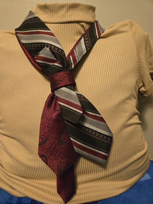 Red Black Stripes | Mama's Ties