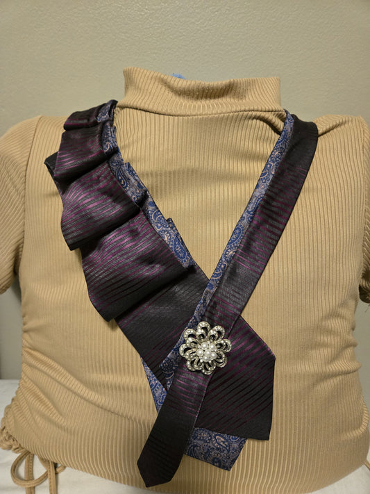 Ruffled Striped Paisley | Mama's Ties